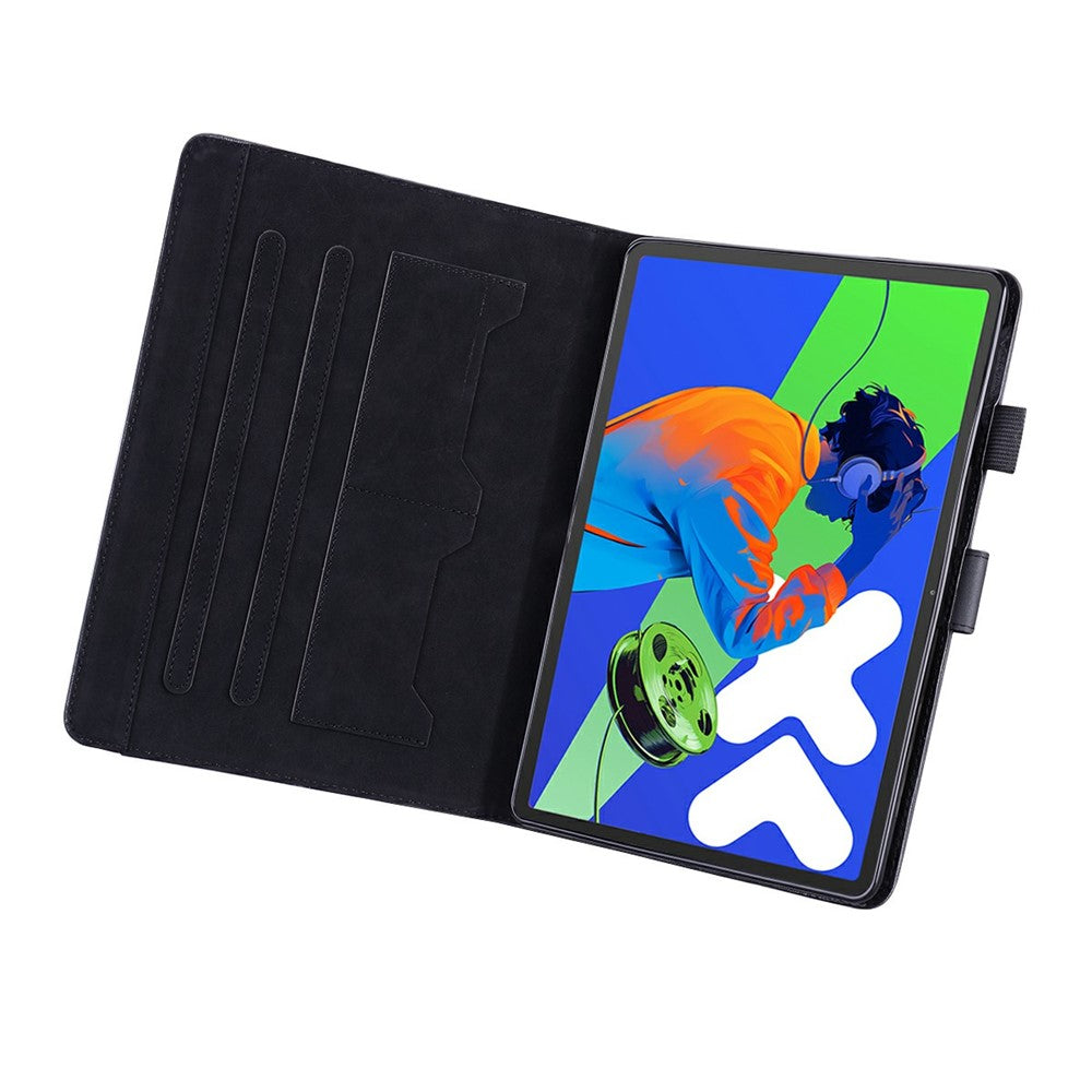 For Lenovo Xiaoxin Pad Pro 12.7 (2025) Case Tablet Stand Leather Cover Card Slots Animal Pattern