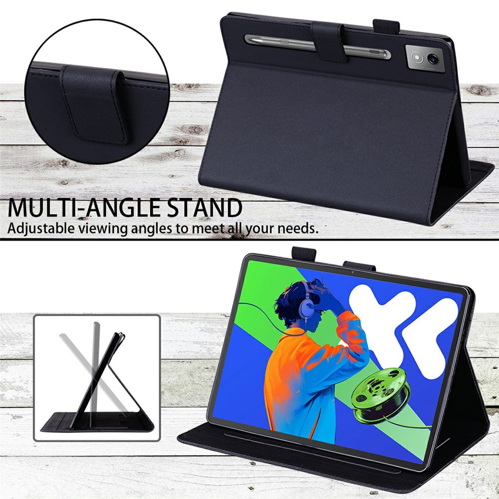 For Lenovo Xiaoxin Pad Pro 12.7 (2025) Case Tablet Stand Leather Cover Card Slots Animal Pattern