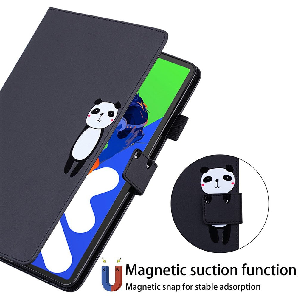 For Lenovo Xiaoxin Pad Pro 12.7 (2025) Case Tablet Stand Leather Cover Card Slots Animal Pattern