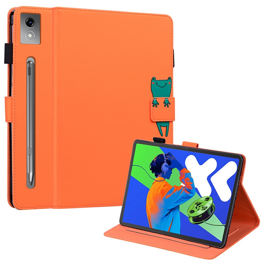 For Lenovo Xiaoxin Pad Pro 12.7 (2025) Case Tablet Stand Leather Cover Card Slots Animal Pattern
