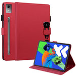 For Lenovo Xiaoxin Pad Pro 12.7 (2025) Case Tablet Stand Leather Cover Card Slots Animal Pattern