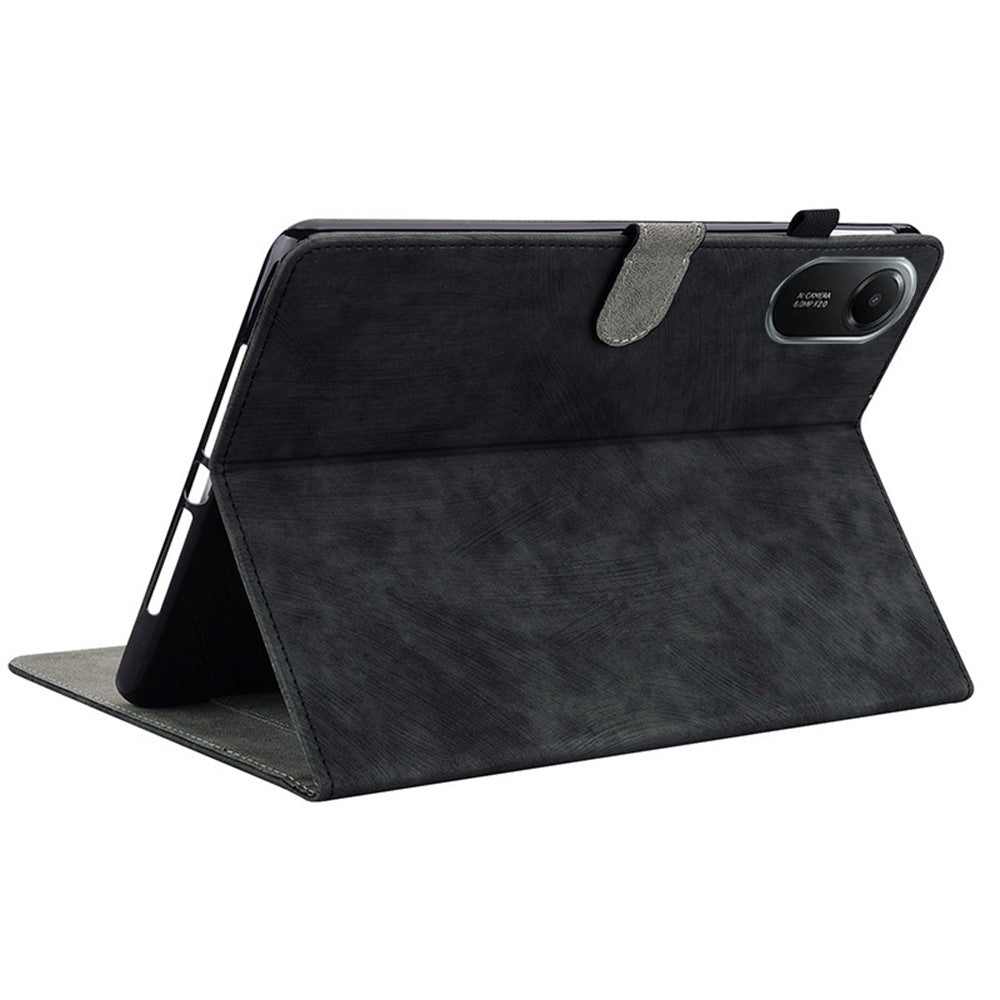 For Xiaomi Redmi Pad 2 11 Case Tiger Imprint Anti-Scratch PU Leather Tablet Cover