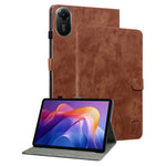 For Xiaomi Redmi Pad 2 11 Case Tiger Imprint Anti-Scratch PU Leather Tablet Cover