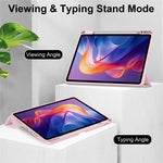 For Xiaomi Redmi Pad 2 11 Case Clear Acrylic Leather Tablet Cover Support Auto Sleep  /  Wake