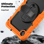 For Lenovo Tab K9 TB305FU Case PC + Silicone Tablet Cover with PET Film and Shoulder Strap
