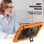 For Lenovo Tab K9 TB305FU Case PC + Silicone Tablet Cover with PET Film and Shoulder Strap