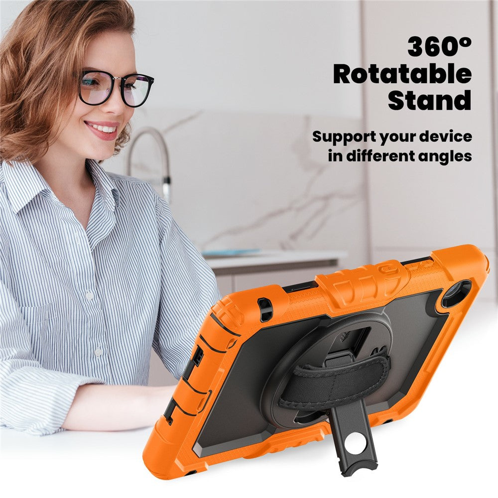 For Lenovo Tab K9 TB305FU Case PC + Silicone Tablet Cover with PET Film and Shoulder Strap