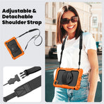 For Lenovo Tab K9 TB305FU Case PC + Silicone Tablet Cover with PET Film and Shoulder Strap