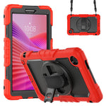 For Lenovo Tab K9 TB305FU Case PC + Silicone Tablet Cover with PET Film and Shoulder Strap