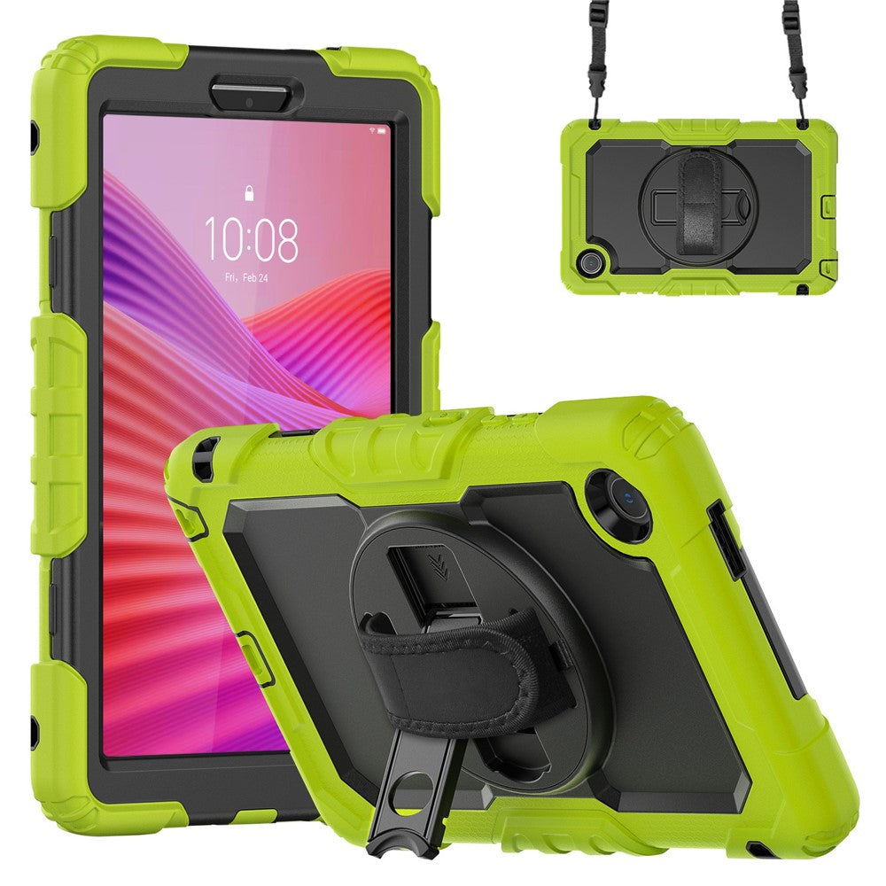 For Lenovo Tab K9 TB305FU Case PC + Silicone Tablet Cover with PET Film and Shoulder Strap