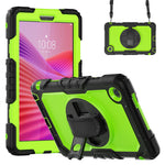 For Lenovo Tab K9 TB305FU Case PC + Silicone Tablet Cover with PET Film and Shoulder Strap