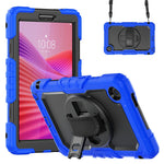 For Lenovo Tab K9 TB305FU Case PC + Silicone Tablet Cover with PET Film and Shoulder Strap