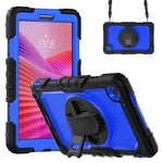 For Lenovo Tab K9 TB305FU Case PC + Silicone Tablet Cover with PET Film and Shoulder Strap