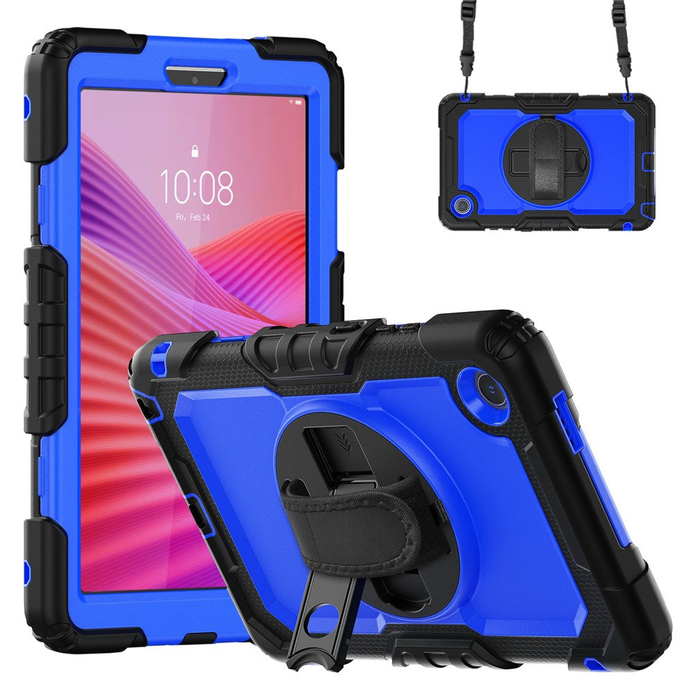 For Lenovo Tab K9 TB305FU Case PC + Silicone Tablet Cover with PET Film and Shoulder Strap