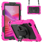 For Lenovo Tab K9 TB305FU Case PC + Silicone Tablet Cover with PET Film and Shoulder Strap