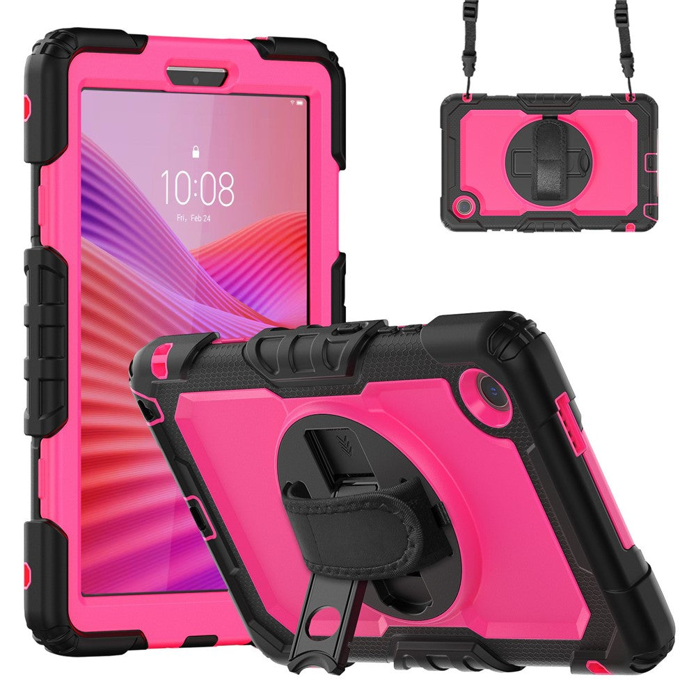 For Lenovo Tab K9 TB305FU Case PC + Silicone Tablet Cover with PET Film and Shoulder Strap