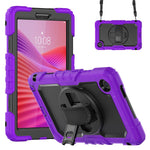 For Lenovo Tab K9 TB305FU Case PC + Silicone Tablet Cover with PET Film and Shoulder Strap