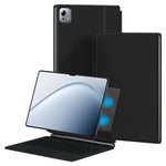 For Xiaomi Pad 7 Ultra Magnetic Floating Bluetooth-Compatible Keyboard (English) + Leather Tablet Case