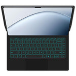For Xiaomi Pad 7 Ultra Magnetic Floating Bluetooth-Compatible Keyboard (English) + Leather Tablet Case