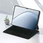 For Xiaomi Pad 7 Ultra Magnetic Floating Bluetooth-Compatible Keyboard (English) + Leather Tablet Case