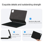 For Xiaomi Pad 7 Ultra Magnetic Floating Bluetooth-Compatible Keyboard (English) + Leather Tablet Case