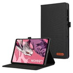 For Lenovo Legion Y700 Gen 4 Case with Stand Card Holder Cloth Texture Leather Tablet Cover