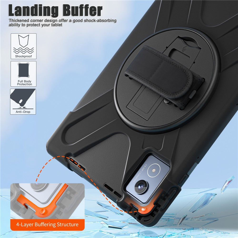 For Lenovo Tab K11 Plus / Zhaoyang K11 B352FU, TB230XC Case Kickstand PC + Silicone Tablet Cover