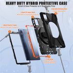 For Lenovo Tab K11 Plus / Zhaoyang K11 B352FU, TB230XC Case Kickstand PC + Silicone Tablet Cover