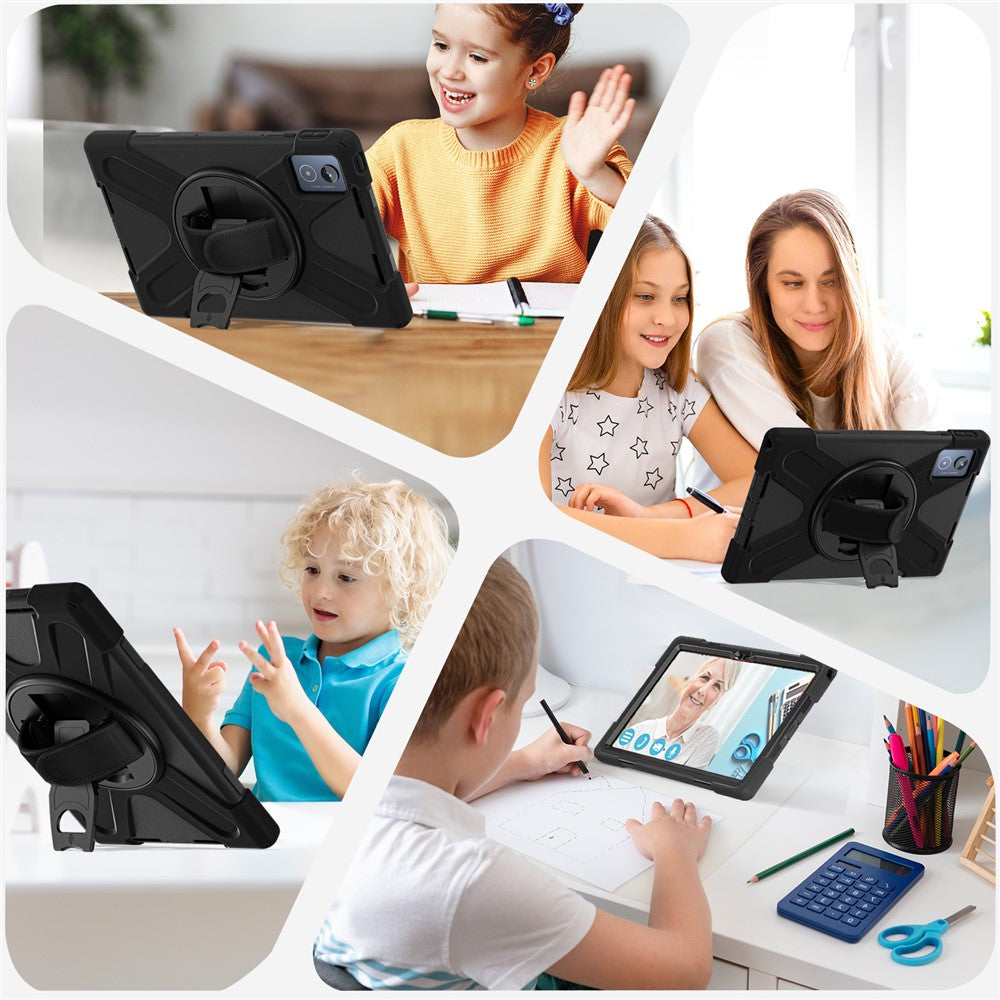 For Lenovo Tab K11 Plus / Zhaoyang K11 B352FU, TB230XC Case Kickstand PC + Silicone Tablet Cover