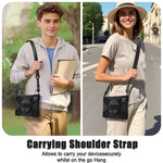 For Lenovo Tab K11 Plus / Zhaoyang K11 B352FU, TB230XC Kickstand Case TPU PC Silicone Tablet Cover with Shoulder Strap