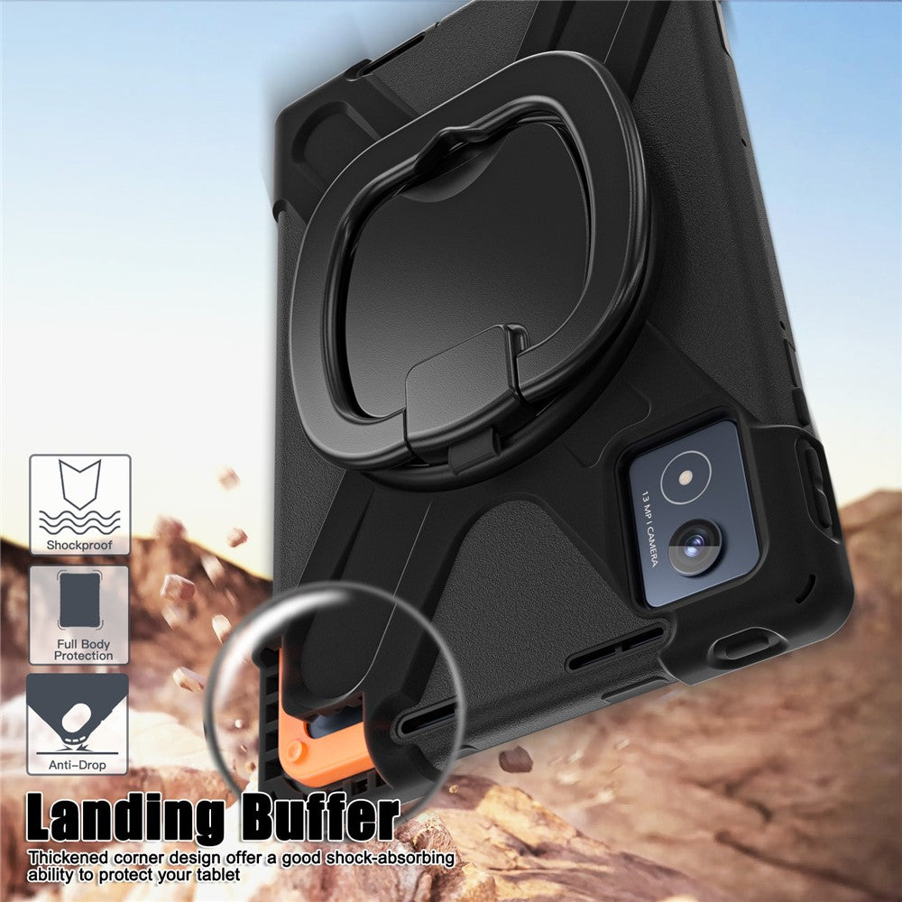 For Lenovo Tab K11 Plus / Zhaoyang K11 B352FU, TB230XC Case TPU + PC + Silicone Tablet Cover Kickstand