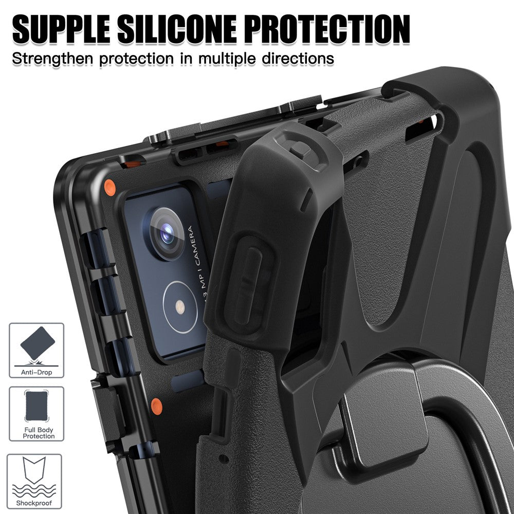 For Lenovo Tab K11 Plus / Zhaoyang K11 B352FU, TB230XC Case TPU + PC + Silicone Tablet Cover Kickstand