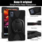 For Lenovo Tab K11 Plus / Zhaoyang K11 B352FU, TB230XC Case TPU + PC + Silicone Tablet Cover Kickstand