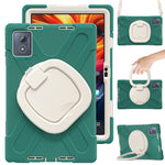For Lenovo Tab K11 Plus / Zhaoyang K11 B352FU, TB230XC Case with Shoulder Strap TPU + PC + Silicone Kickstand Tablet Cover