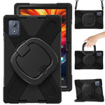For Lenovo Tab K11 Plus / Zhaoyang K11 B352FU, TB230XC Case with Shoulder Strap TPU + PC + Silicone Kickstand Tablet Cover