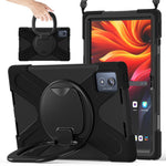 For Lenovo Tab K11 Plus / Zhaoyang K11 B352FU, TB230XC Case with Shoulder Strap TPU + PC + Silicone Kickstand Tablet Cover