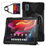 For Lenovo Tab K11 Plus / Zhaoyang K11 B352FU, TB230XC Case with Shoulder Strap TPU + PC + Silicone Kickstand Tablet Cover