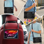 For Lenovo Tab K11 Plus / Zhaoyang K11 B352FU, TB230XC Case with Shoulder Strap TPU + PC + Silicone Kickstand Tablet Cover