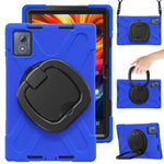 For Lenovo Tab K11 Plus / Zhaoyang K11 B352FU, TB230XC Case with Shoulder Strap TPU + PC + Silicone Kickstand Tablet Cover