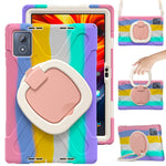 For Lenovo Tab K11 Plus / Zhaoyang K11 B352FU, TB230XC Case with Shoulder Strap TPU + PC + Silicone Kickstand Tablet Cover