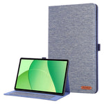 For Oppo Pad SE Case with Stand Card Holder Cloth Texture Leather Tablet Cover