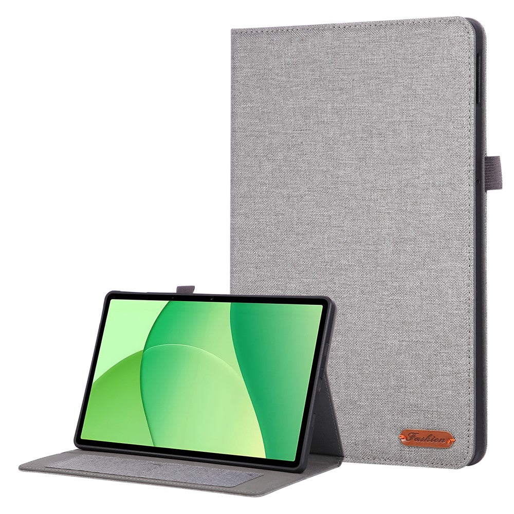 För Oppo Pad SE fodral med stativ, korthållare och läderfodral med tygstruktur
