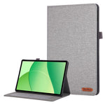 For Oppo Pad SE Case with Stand Card Holder Cloth Texture Leather Tablet Cover