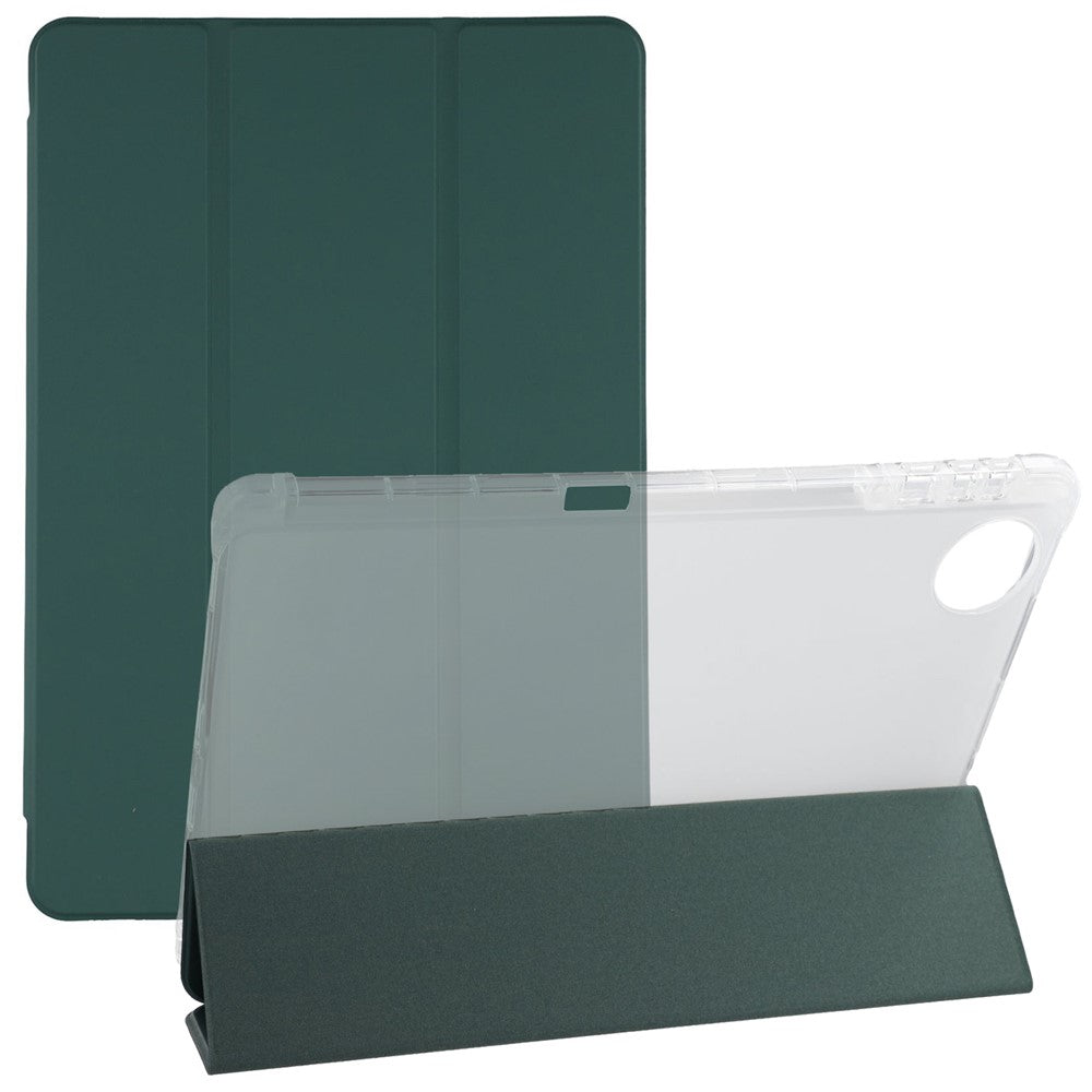Til Honor Pad 10 Cover med penholder, tredobbelt stativ, PU-læder+TPU tablettaske, automatisk vågne/dvale