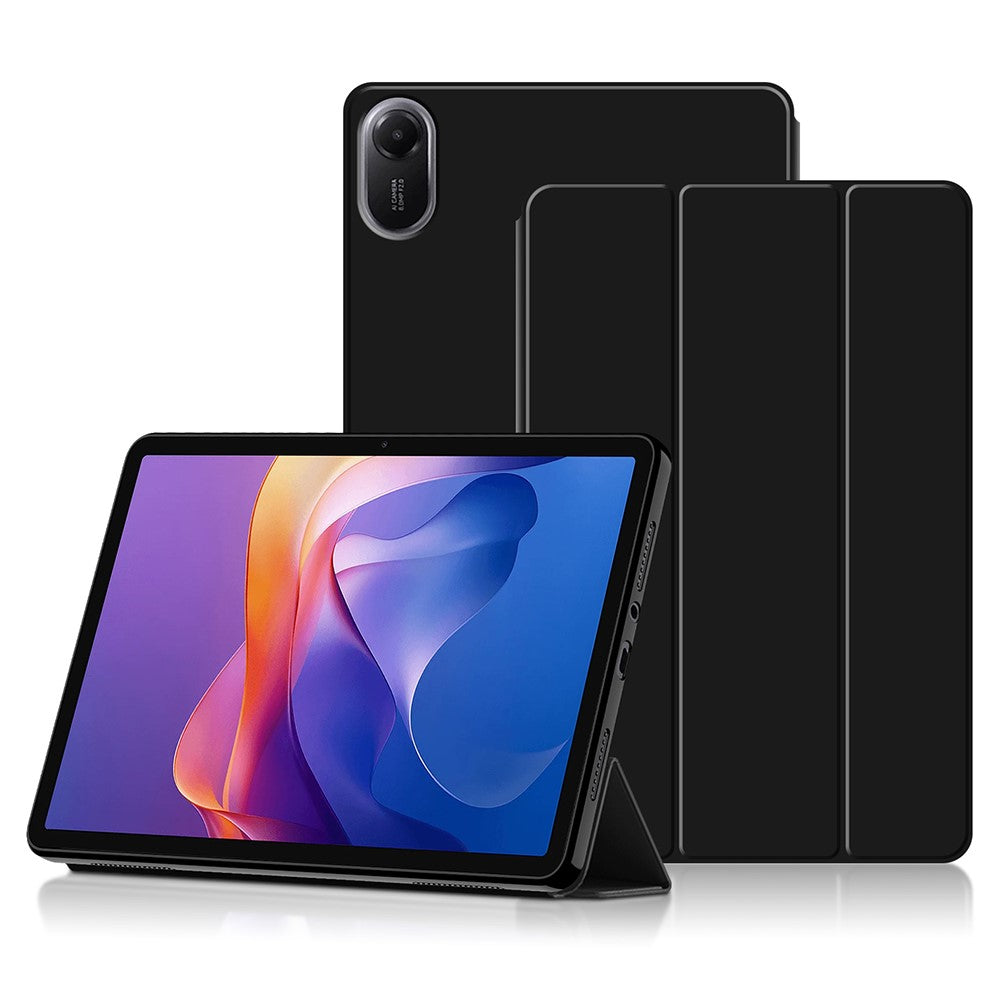 For Xiaomi Redmi Pad 2 11 Case PU Leather TPU Back Trifold Stand Tablet Cover