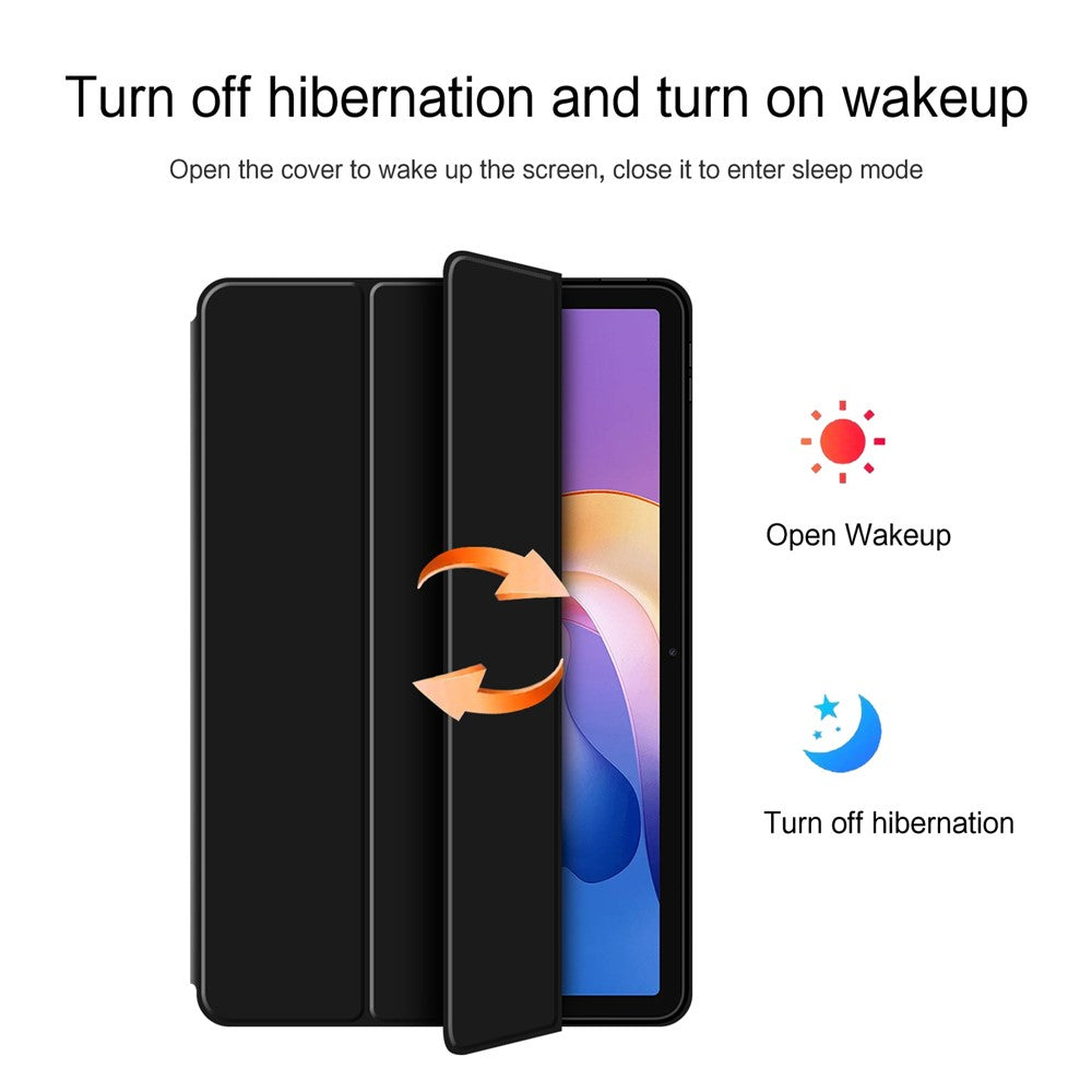 For Xiaomi Redmi Pad 2 11 Case PU Leather TPU Back Trifold Stand Tablet Cover