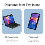 For Xiaomi Redmi Pad 2 11 Leather Case + Bluetooth-Compatible Keyboard with Backlight Trackpad
