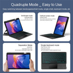 For Xiaomi Redmi Pad 2 11 Leather Case + Bluetooth-Compatible Keyboard with Backlight Trackpad