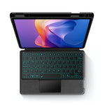 For Xiaomi Redmi Pad 2 11 Leather Case + Bluetooth-Compatible Keyboard with Backlight Trackpad