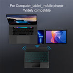 For Xiaomi Redmi Pad 2 11 Leather Case + Bluetooth-Compatible Keyboard with Backlight Trackpad